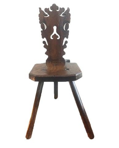 N. ITALIAN WALNUT AND PINE SCABELLO