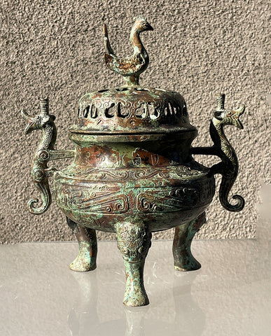 CHINESE ARCHAISTIC BRONZE DING
