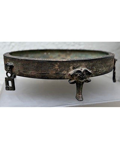 WARRING STATES ARCHAISTIC BRONZE PAN