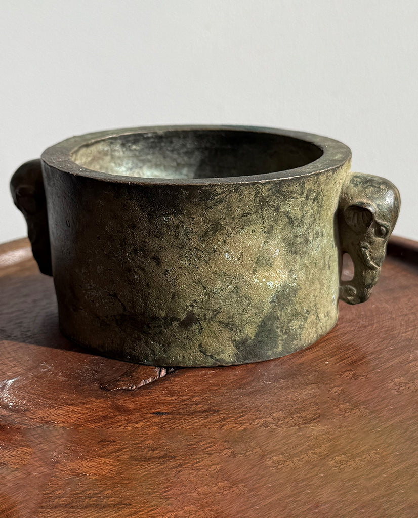 CHINESE MING BRONZE CENSOR CHINESE MING BRONZE CENSOR