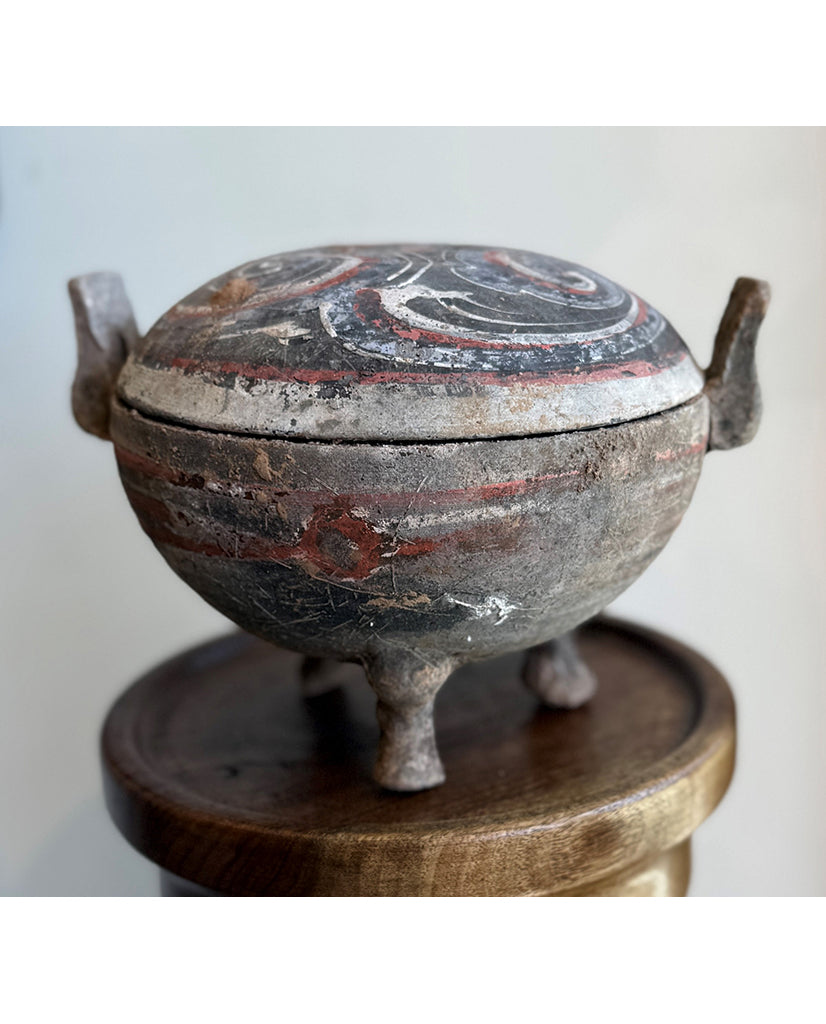 HAN EARTHENWARE PAINTED DING HAN EARTHENWARE PAINTED DING