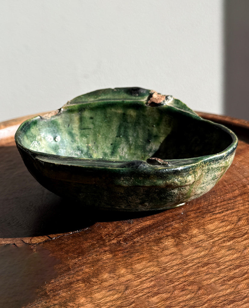 HAN EARTHENWARE GREEN GLAZED CUP HAN EARTHENWARE GREEN GLAZED CUP