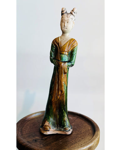 TANG SANCAI GLAZED FIGURE