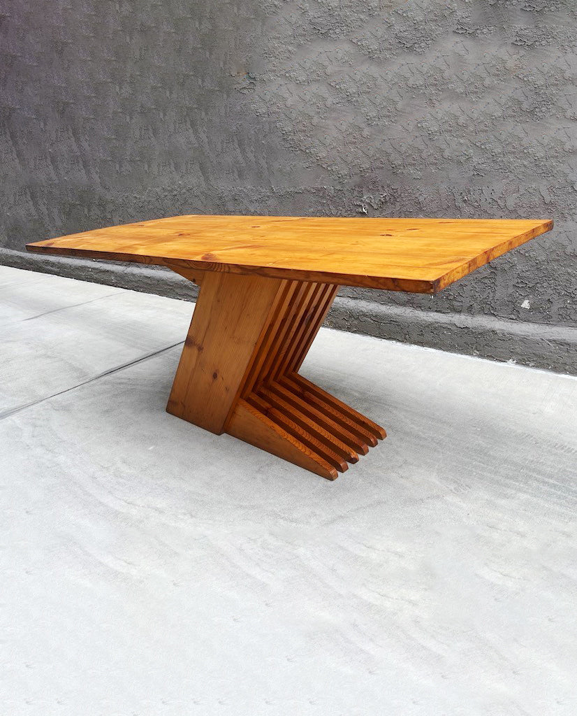 ITALIAN 1970’s PINE TABLE ITALIAN 1970’s PINE TABLE