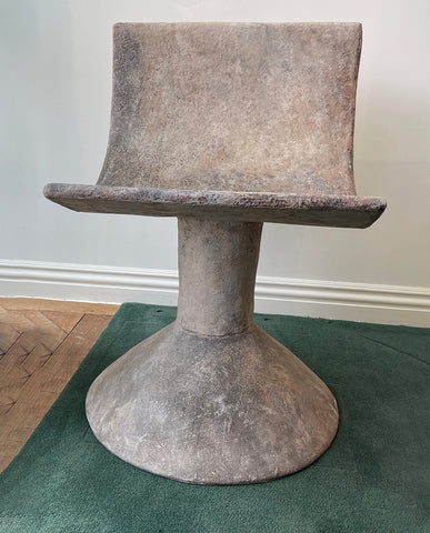 FRENCH CAST CONCRETE CHAIR