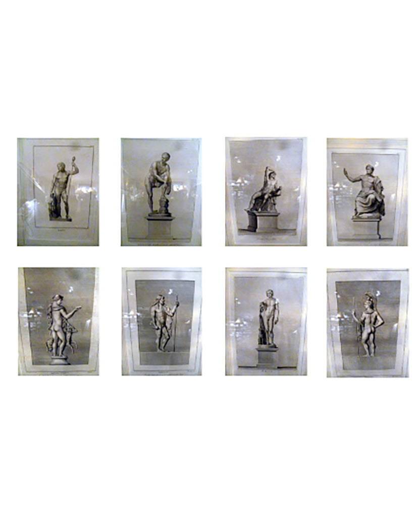 SET OF EIGHT  CONTINENTAL ENGRAVINGS SET OF EIGHT  CONTINENTAL ENGRAVINGS