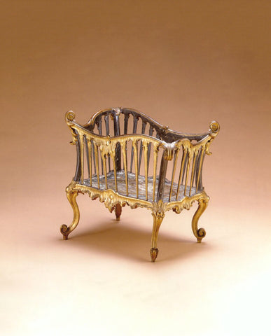 VENETIAN ROCOCO PAINTED AND PARCEL GILT PORTALEGNA