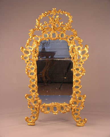 ITALIAN ROCOCO  GILTWOOD MIRROR