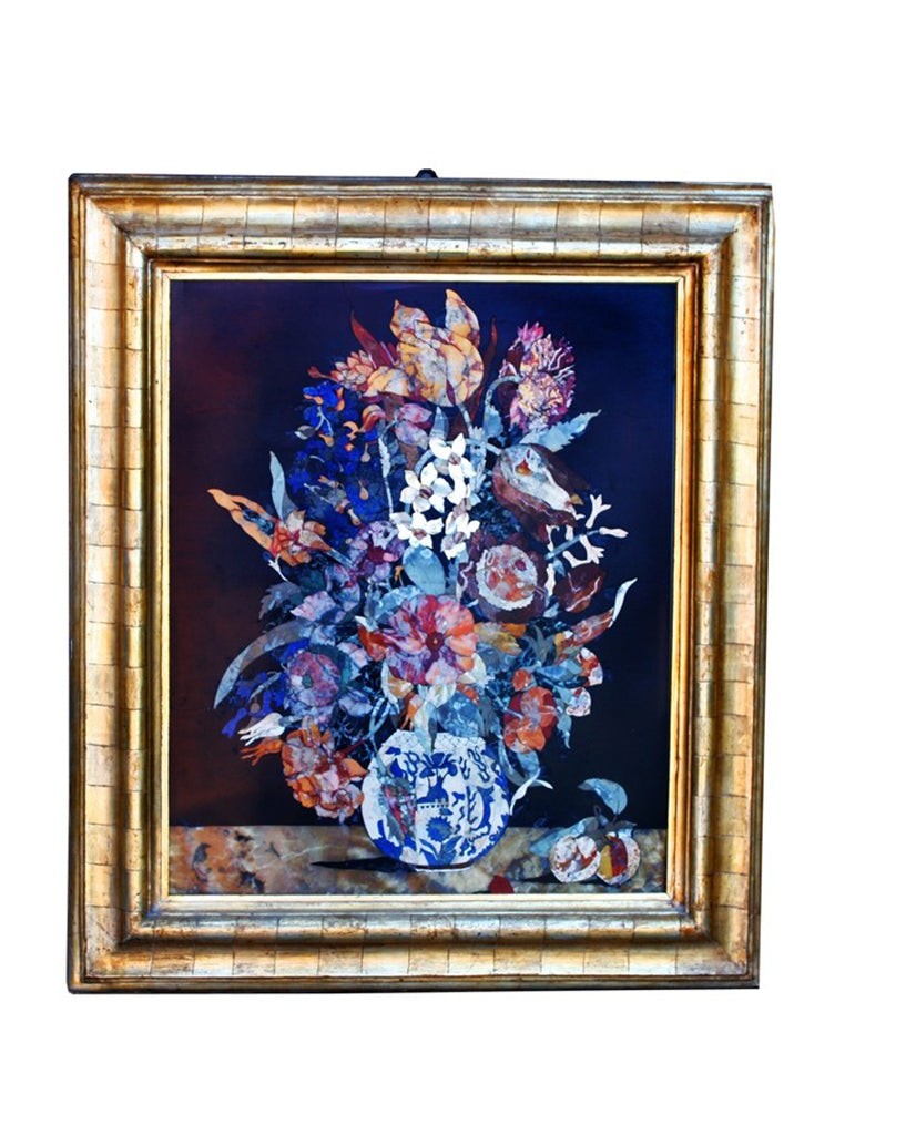 ITALIAN BAROQUE PIETRA DURA PANEL ITALIAN BAROQUE PIETRA DURA PANEL