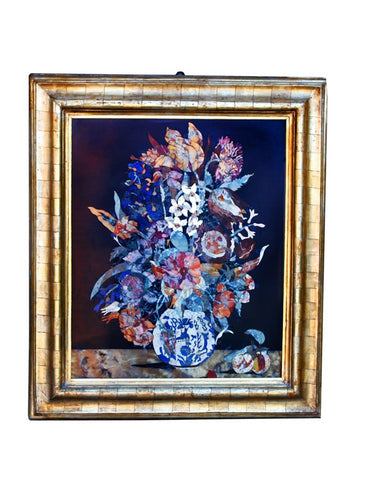 ITALIAN BAROQUE PIETRA DURA PANEL