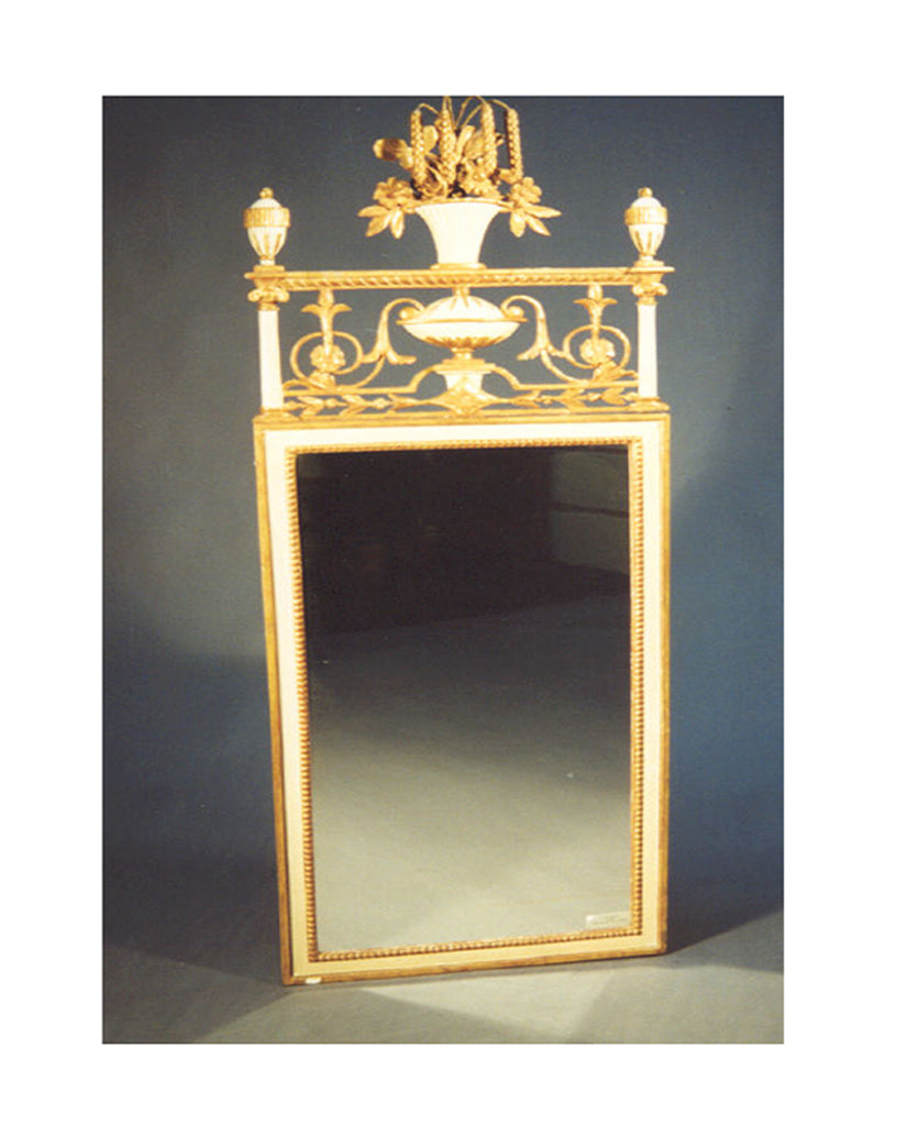DANISH NEOCLASSIC  PARCEL GILT MIRROR DANISH NEOCLASSIC  PARCEL GILT MIRROR