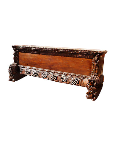 ITALIAN BAROQUE WALNUT CASSONE