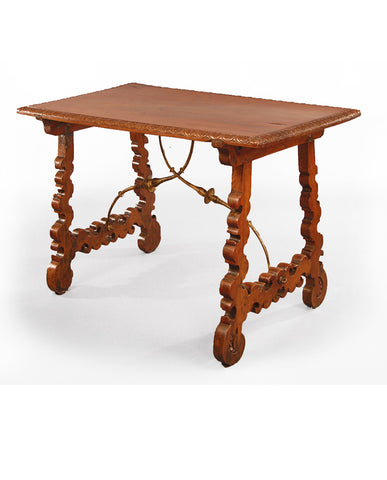 SPANISH BAROQUE WALNUT TABLE