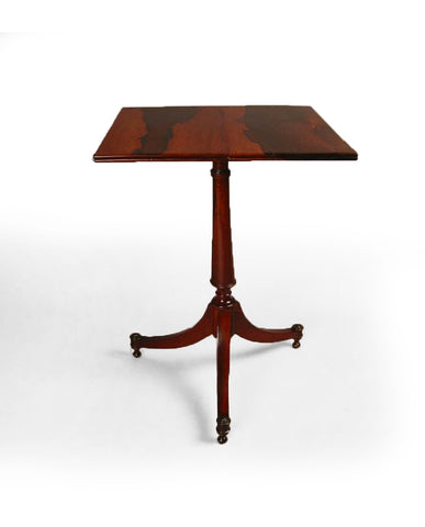 PORTUGUESE “REGENCY” CALAMANDER SIDE TABLE