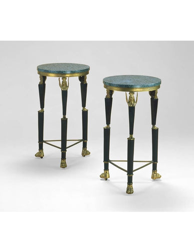 PAIR NEO-EGYPTIAN BRONZE GUERIDONS