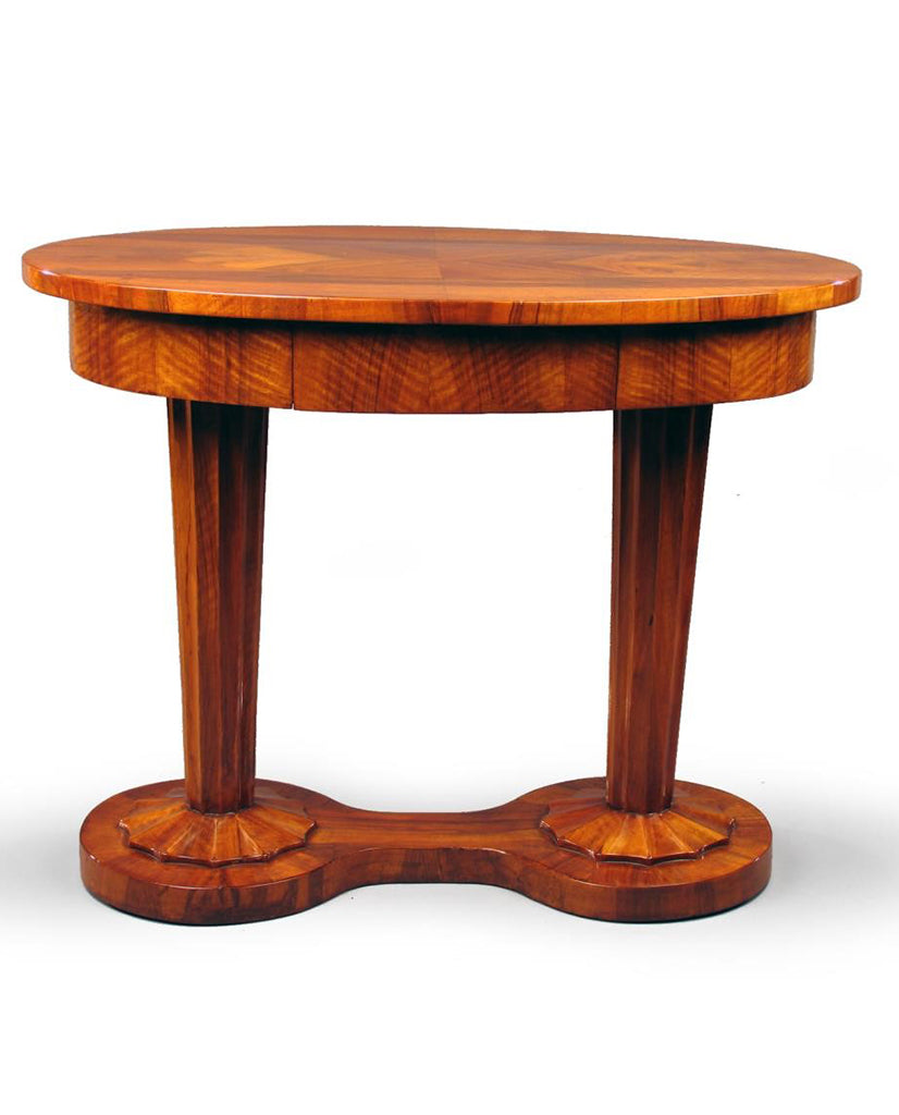 AUSTRIAN BIEDERMEIER WALNUT CENTER TABLE AUSTRIAN BIEDERMEIER WALNUT CENTER TABLE