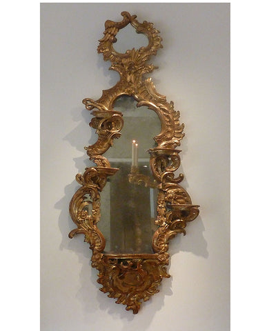 ITALIAN ROCOCO  GILTWOOD ETAGERE