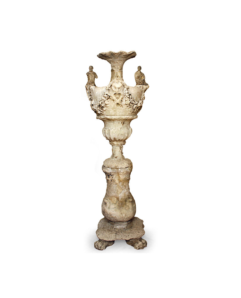 FRENCH BAROQUE  LIMESTONE FOUNTAIN FRENCH BAROQUE  LIMESTONE FOUNTAIN