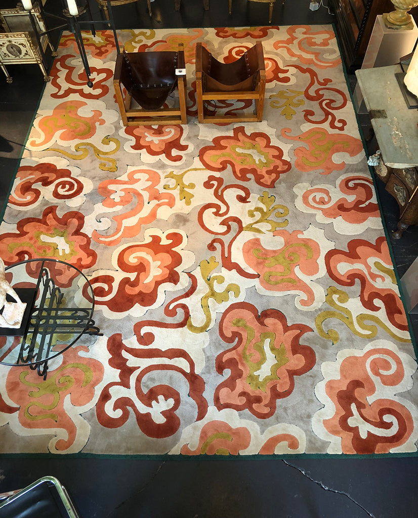 1970s EDWARD FIELDS “SERENDIPITY” SCULPTED WOOL AREA RUG 1970s EDWARD FIELDS “SERENDIPITY” SCULPTED WOOL AREA RUG