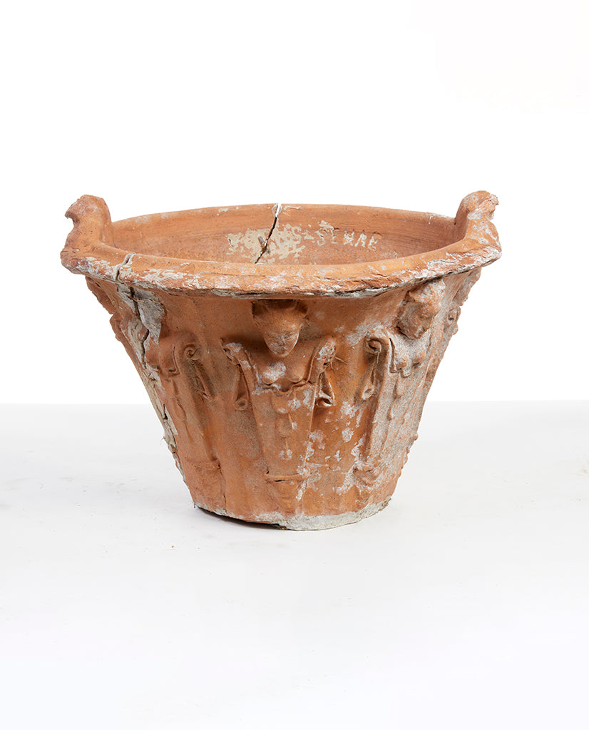 ITALIAN NEOCLASSIC TERRA COTTA PLANTER ITALIAN NEOCLASSIC TERRA COTTA PLANTER