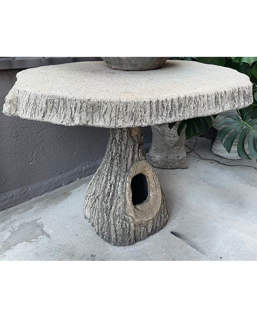 FAUX BOIS CEMENT TABLE FAUX BOIS CEMENT TABLE