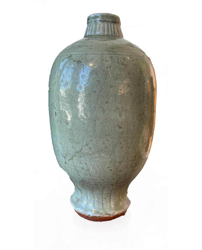 CHINESE LONGQUAN CELADON VASE CHINESE LONGQUAN CELADON VASE