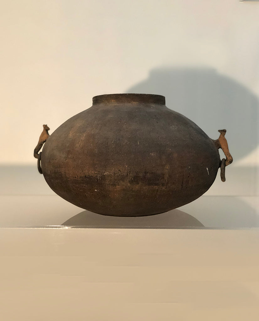 CHINESE ARCHAIC EARTHENWARE URN CHINESE ARCHAIC EARTHENWARE URN