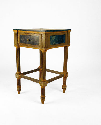 ITALIAN NEOCLASSIC PAINTED TABLE