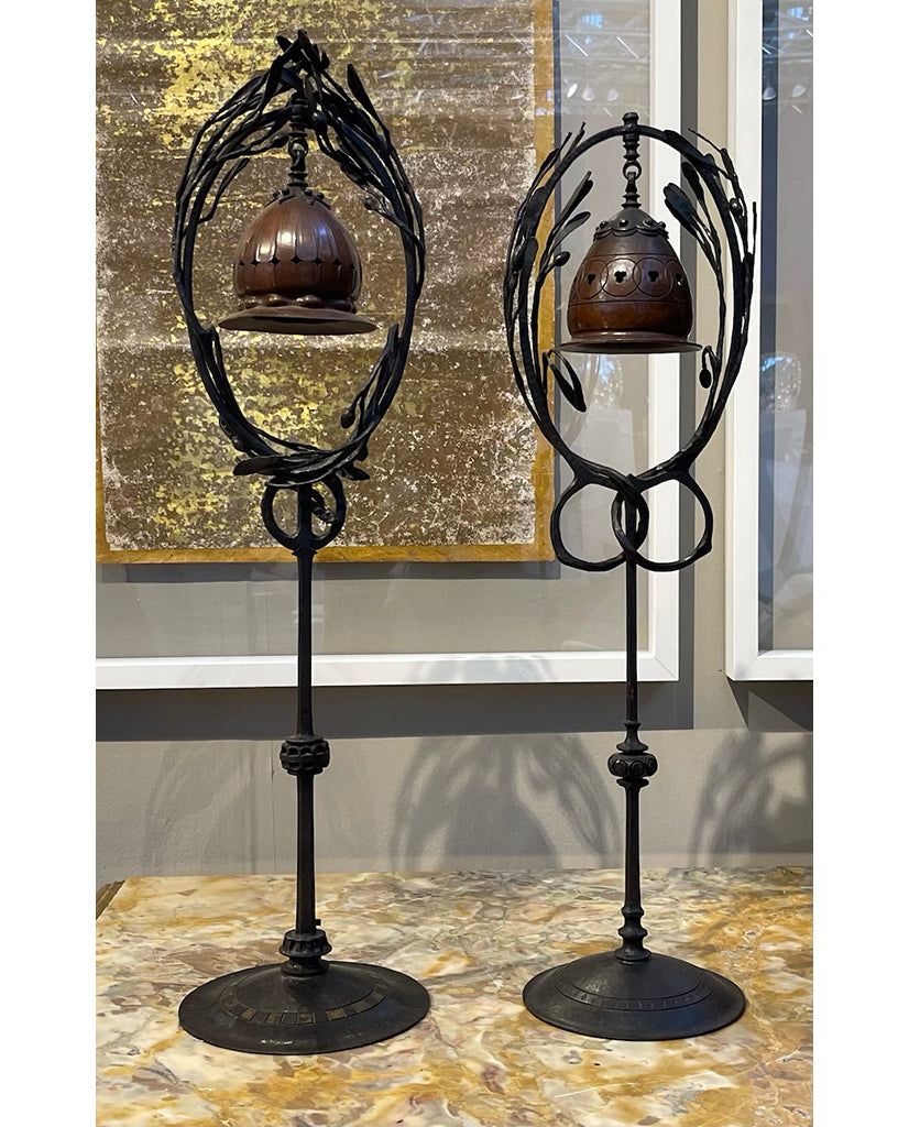 ALBERTO GERARDI WROUGHT IRON AND COPPER BELLS ALBERTO GERARDI WROUGHT IRON AND COPPER BELLS