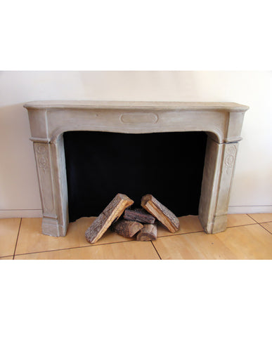 GERMAN BAROQUE SANDSTONE MANTLE