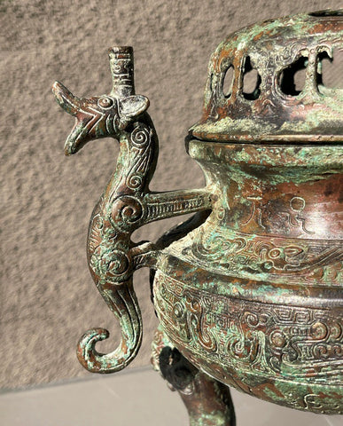 CHINESE ARCHAISTIC BRONZE DING
