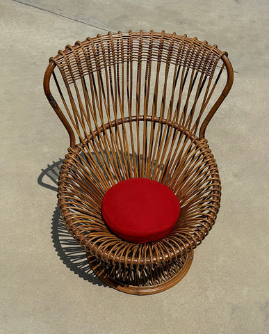 MARGHERITA RATTAN CHAIR BY FRANCO ALBINI & FRANCA HELG