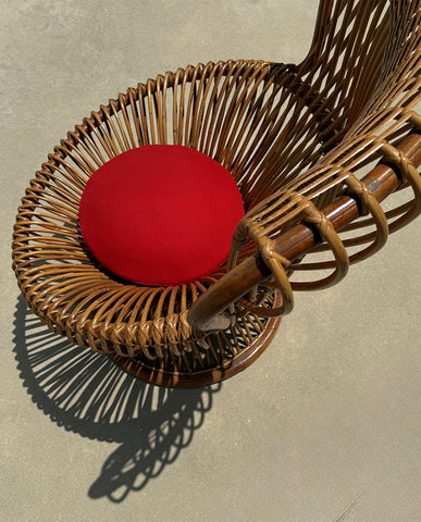 MARGHERITA RATTAN CHAIR BY FRANCO ALBINI & FRANCA HELG