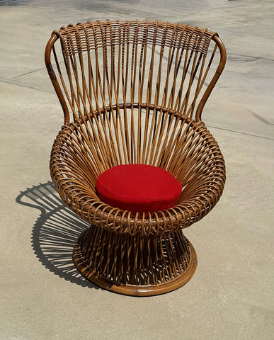 MARGHERITA RATTAN CHAIR BY FRANCO ALBINI & FRANCA HELG