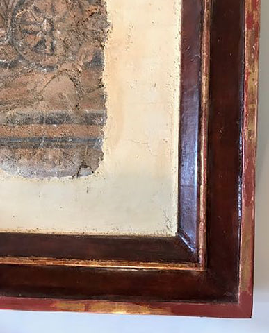 LOUIS XIV STUCCO FRESCO FRAGMENT