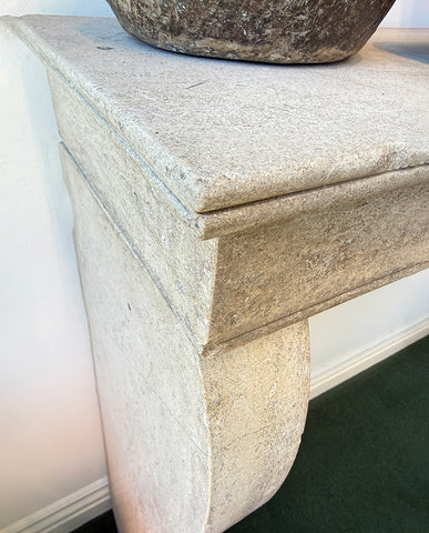 FRENCH REGENCE STYLE CAENSTONE MANTLE