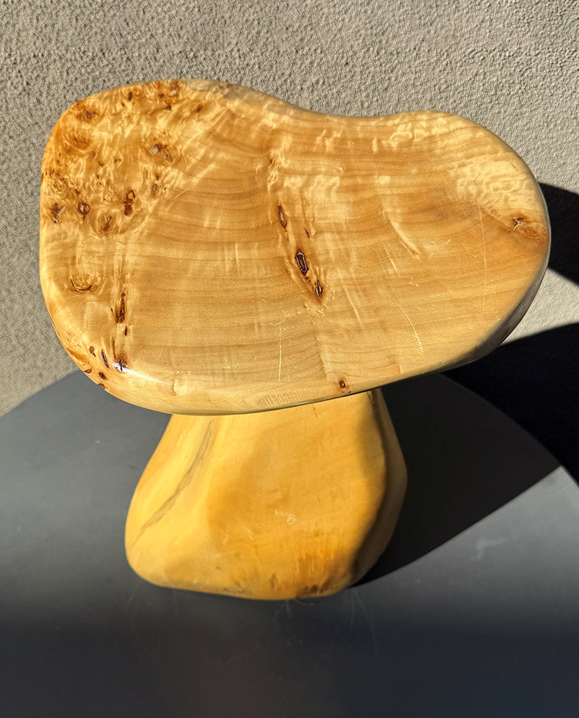 RICHARD LE COMPTE WALNUT, CEDAR AND PINE MUSHROOMS