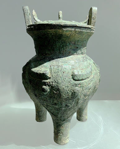 CHINESE ARCHAISTIC BRONZE LI DING