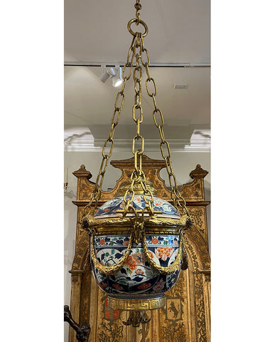 IMPORTANT RUSSIAN GILT BRONZE MOUNTED IMARI JARDENIERRE