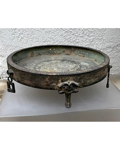 WARRING STATES ARCHAISTIC BRONZE PAN