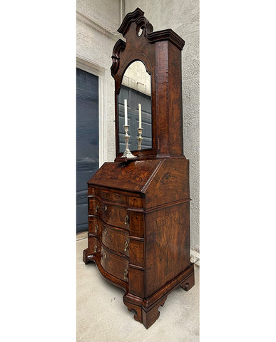 ITALIAN BAROQUE WALNUT SECRETAIRE