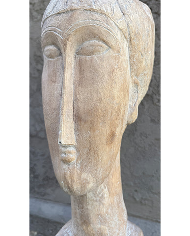 AMEDEO MODIGLIANI STYLE “TÊTE DE FEMME”