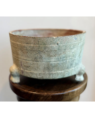 HAN CELEDON GLAZED EARTHENWARE DING