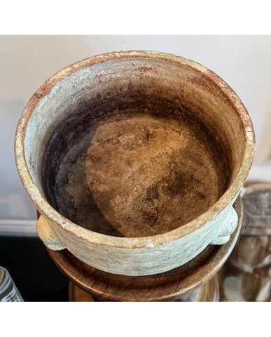 HAN CELEDON GLAZED EARTHENWARE DING