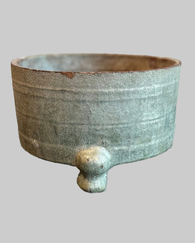 HAN CELEDON GLAZED EARTHENWARE DING