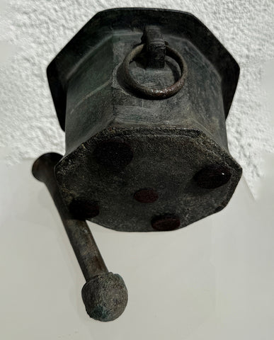 PERSIAN LEADED - BRONZE MORTAR AND PESTLE