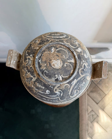 HAN EARTHENWARE PAINTED DING