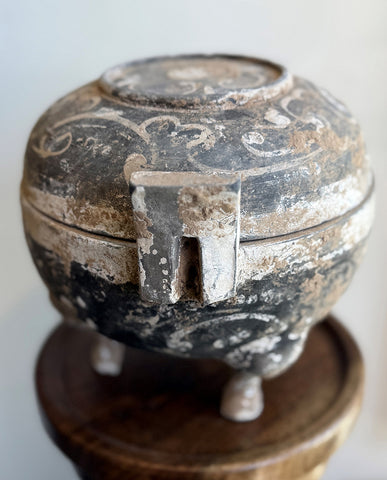 HAN EARTHENWARE PAINTED DING