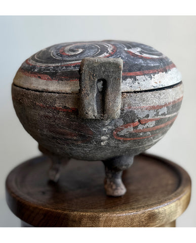 HAN EARTHENWARE PAINTED DING
