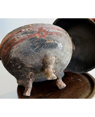 HAN EARTHENWARE PAINTED DING